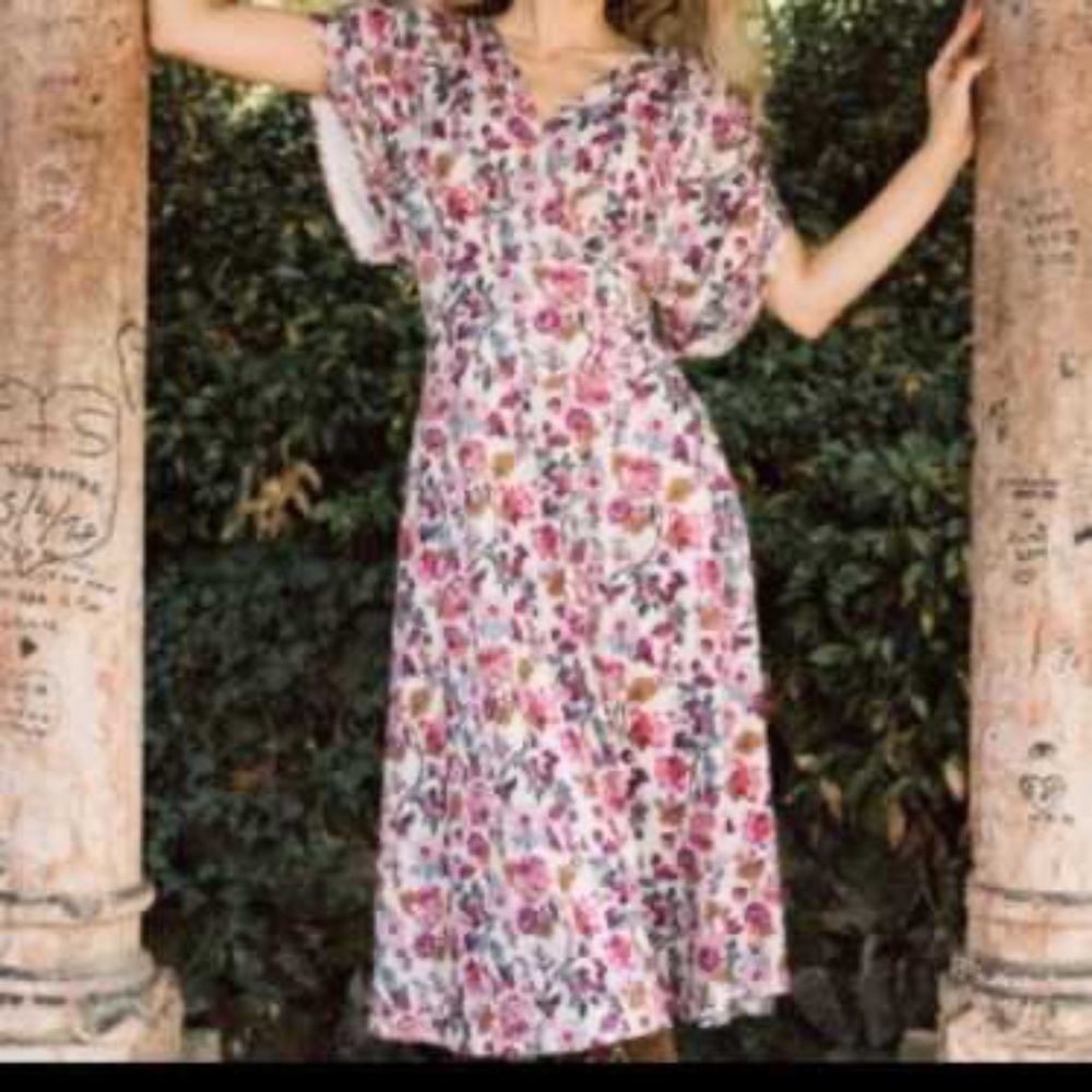 Joyfolie Floral Midi Dress